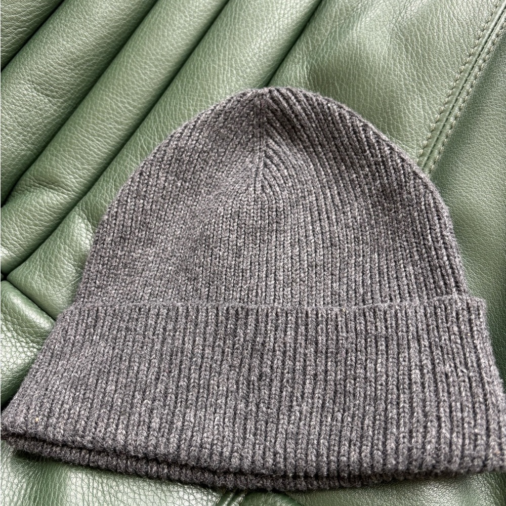 Gray Knit Beanie